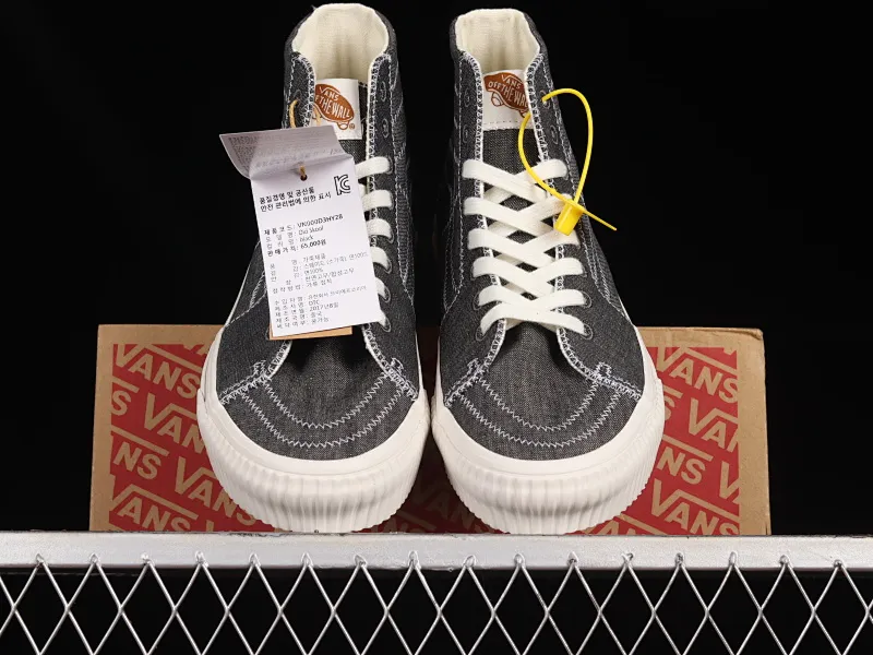 All categories Vans Vans series Vans Hi Vans high-top Vans Sk8-Hi Vans official cool biscuit toe high-top casual vulcanized canvas shoes VN0A7Q62BKP